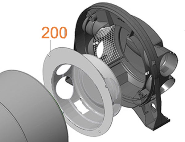 Truma kiertoilman kotelo Combi (sis&auml;osa)