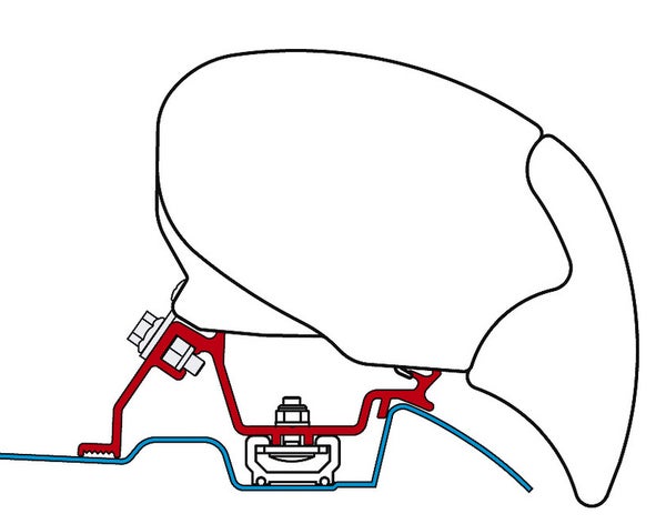 Sprinter & Crafter katto Adapteri F65 S ja F65