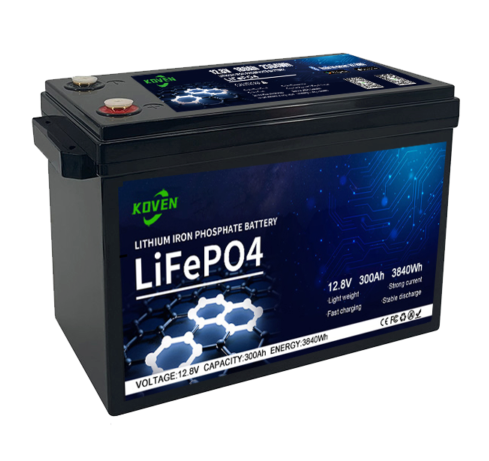 Koven 12v - 300Ah lifepo4 / litium akku