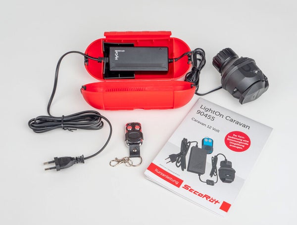 LightOn asuntovaunun valojen ohjaus - paikallaan