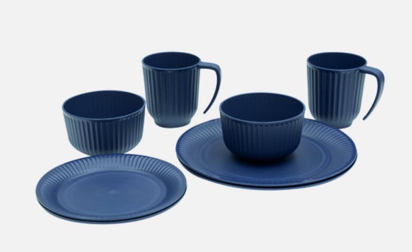 Outwell Delish -astiasto kahdelle hengelle, 8 osaa