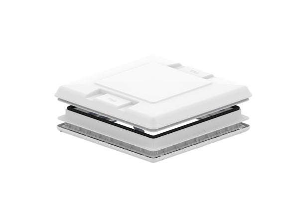 Kattoluukku 50 x 50 valkea