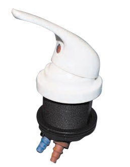 Yksiotesuihkusekoitin Keramix Ut mikrokytkimell&auml;, valkoinen