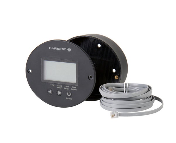 Py&ouml;re&auml; ohjauspaneeli MPPT-aurinkolatauss&auml;&auml;timelle + tehostimelle 821822