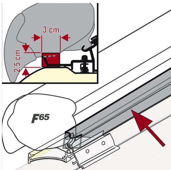 Tiiviste F65/F65S 450cm