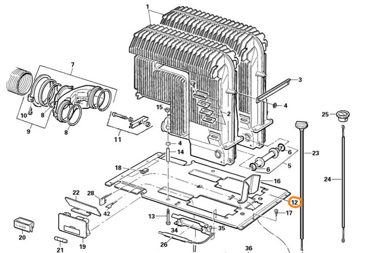 Truma l&auml;mmittimen pohjalevy S 5002