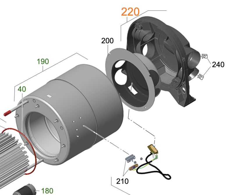 Kiertoilman jakaja Truma Combi