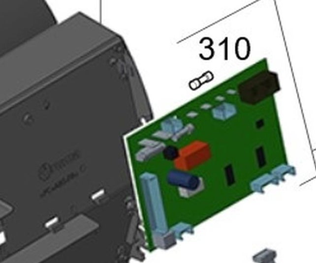 Truma piirilevy Combi D 6, 12V