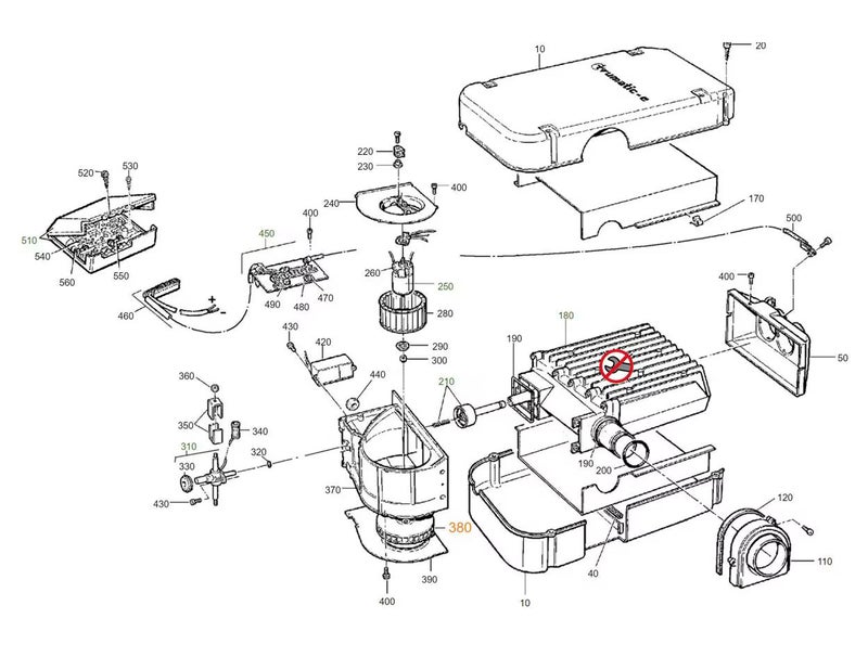 Truma paloilman siipipy&ouml;r&auml; E 2800 / E 4000