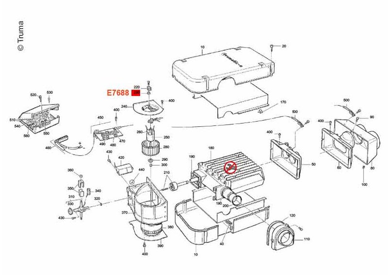 Truma v&auml;liholkki E 4000
