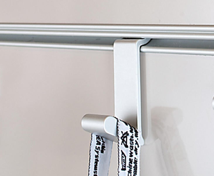 Pitk&auml; koukku hopea