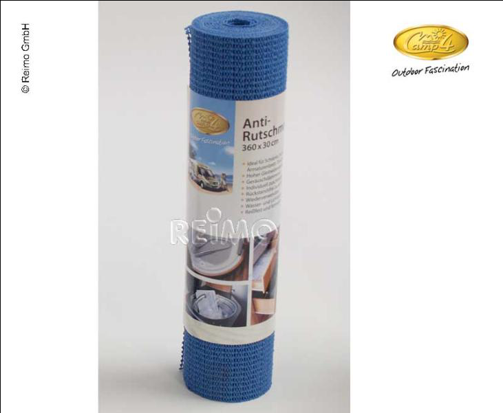 Liukuestematto 30 x 360 cm sininen